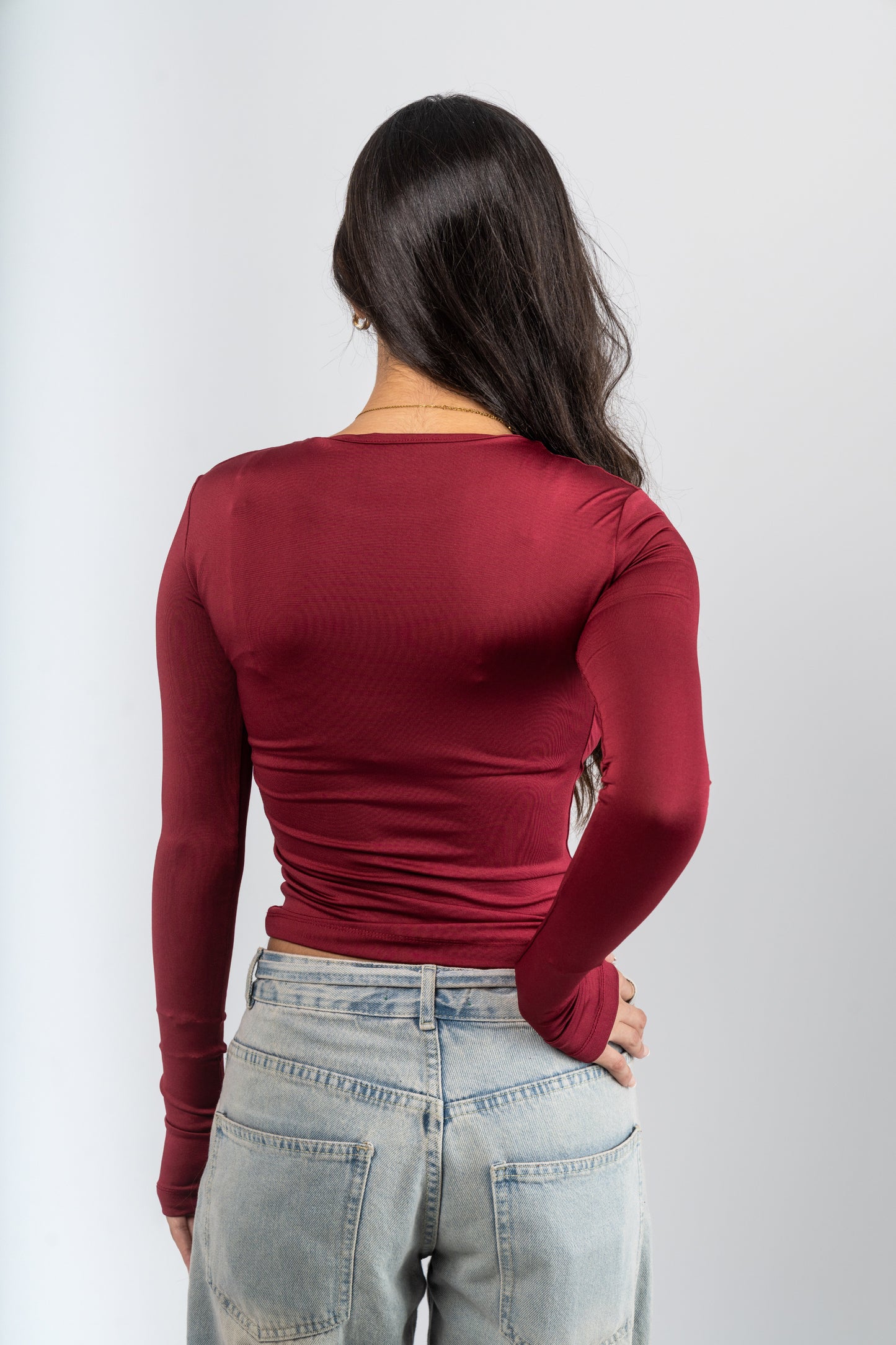 Wine Seamless Contour Full-Sleeve