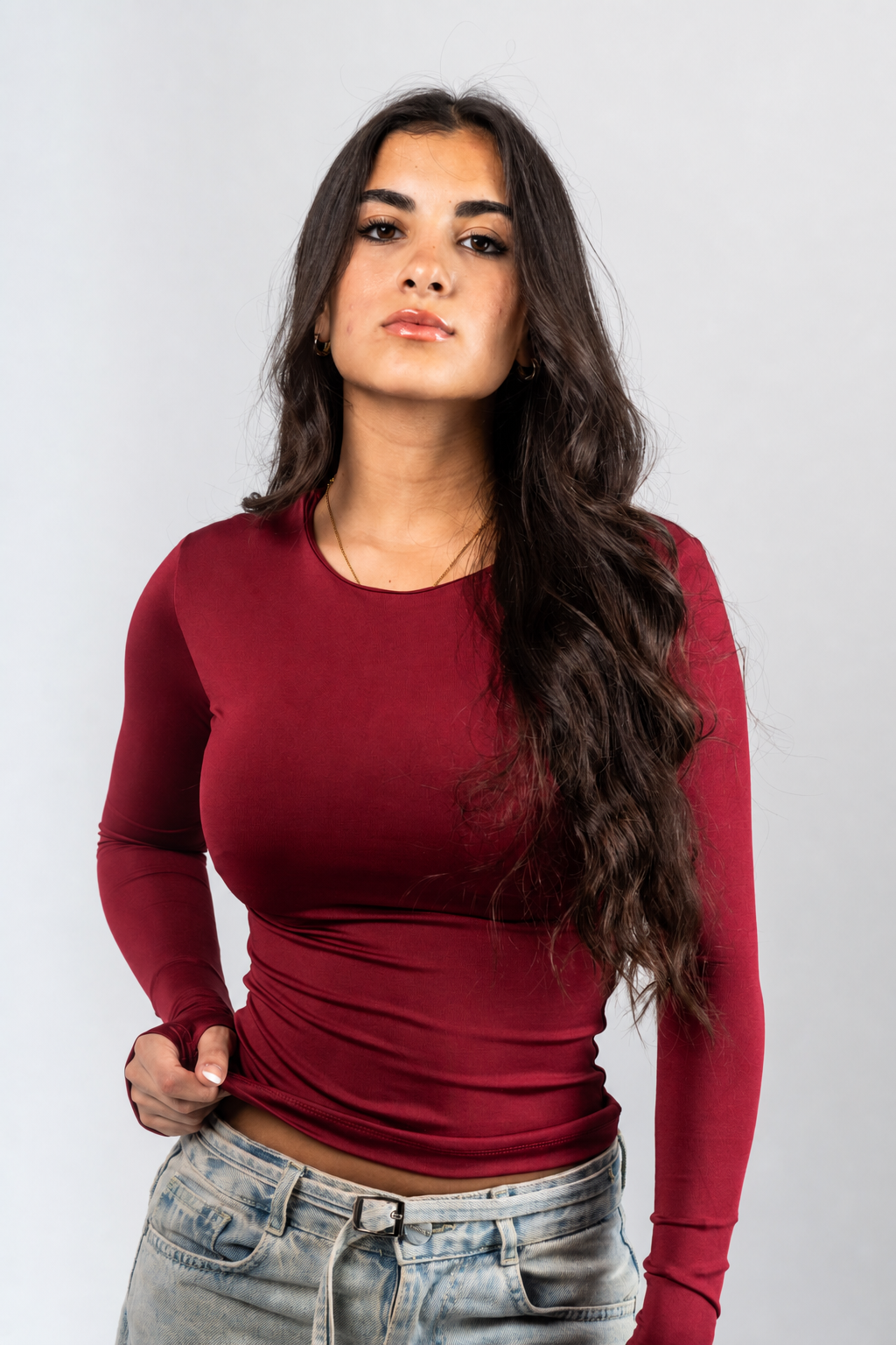 Pink and Plain top
